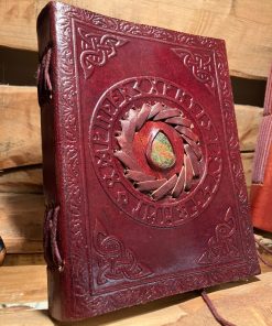 Caderno Rúnico com Pedra Unakite